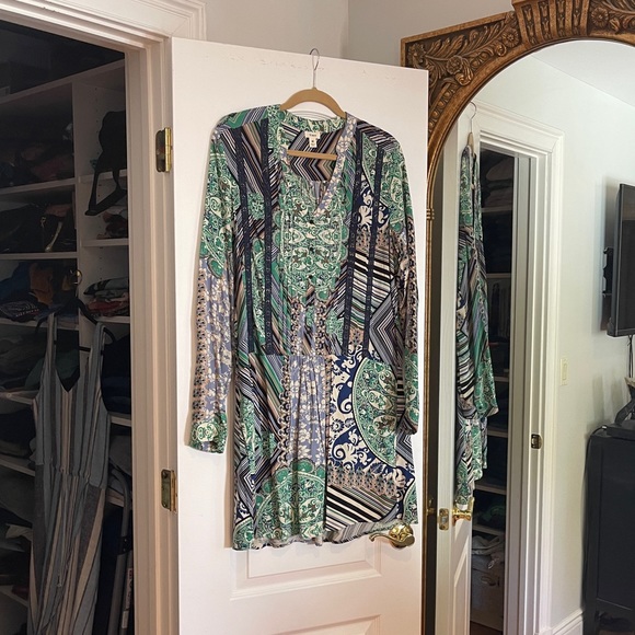 Tiny geometric print dress - Picture 1 of 4